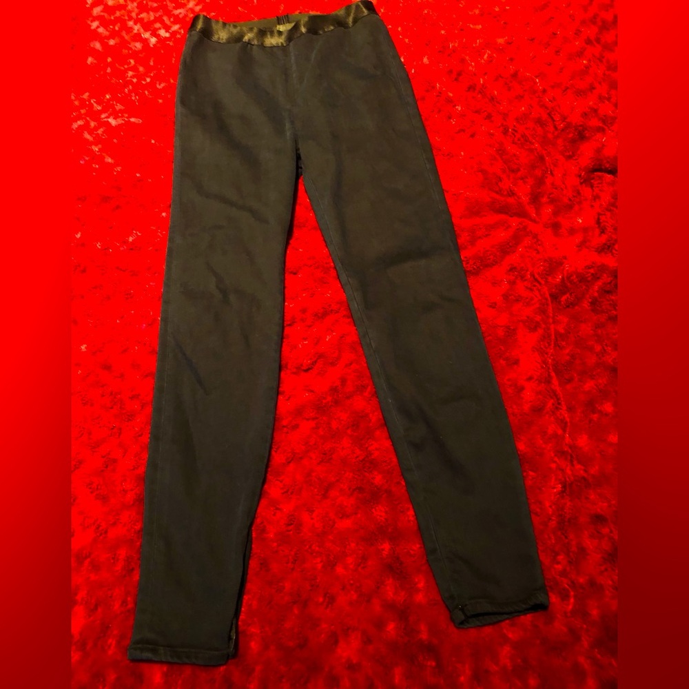 Goldsign Black Casual Pants Skinny Leg Flattering